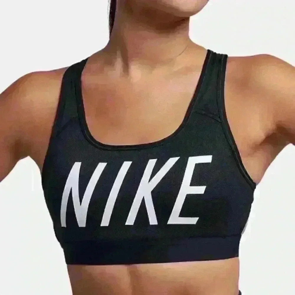 Nike Classic Compression Racerback Medium Support Sports Bra Size XS Gym Active